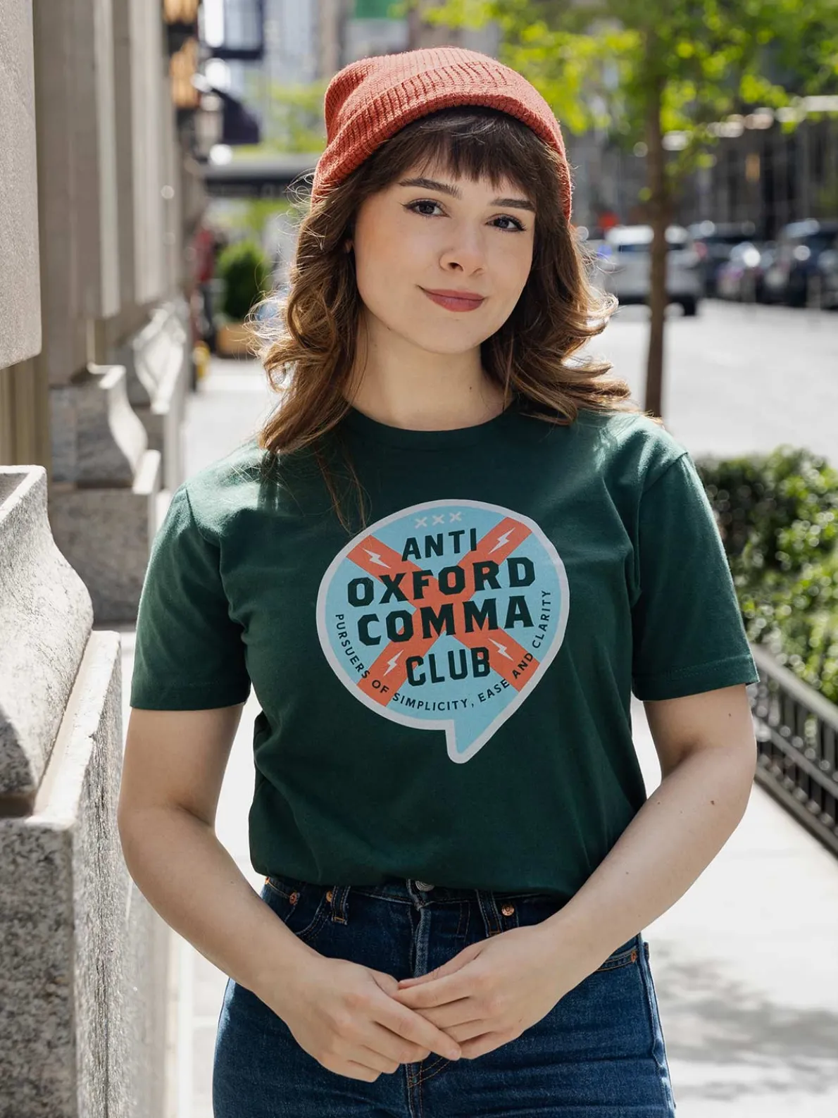 Anti Oxford Comma Club Unisex T-Shirt