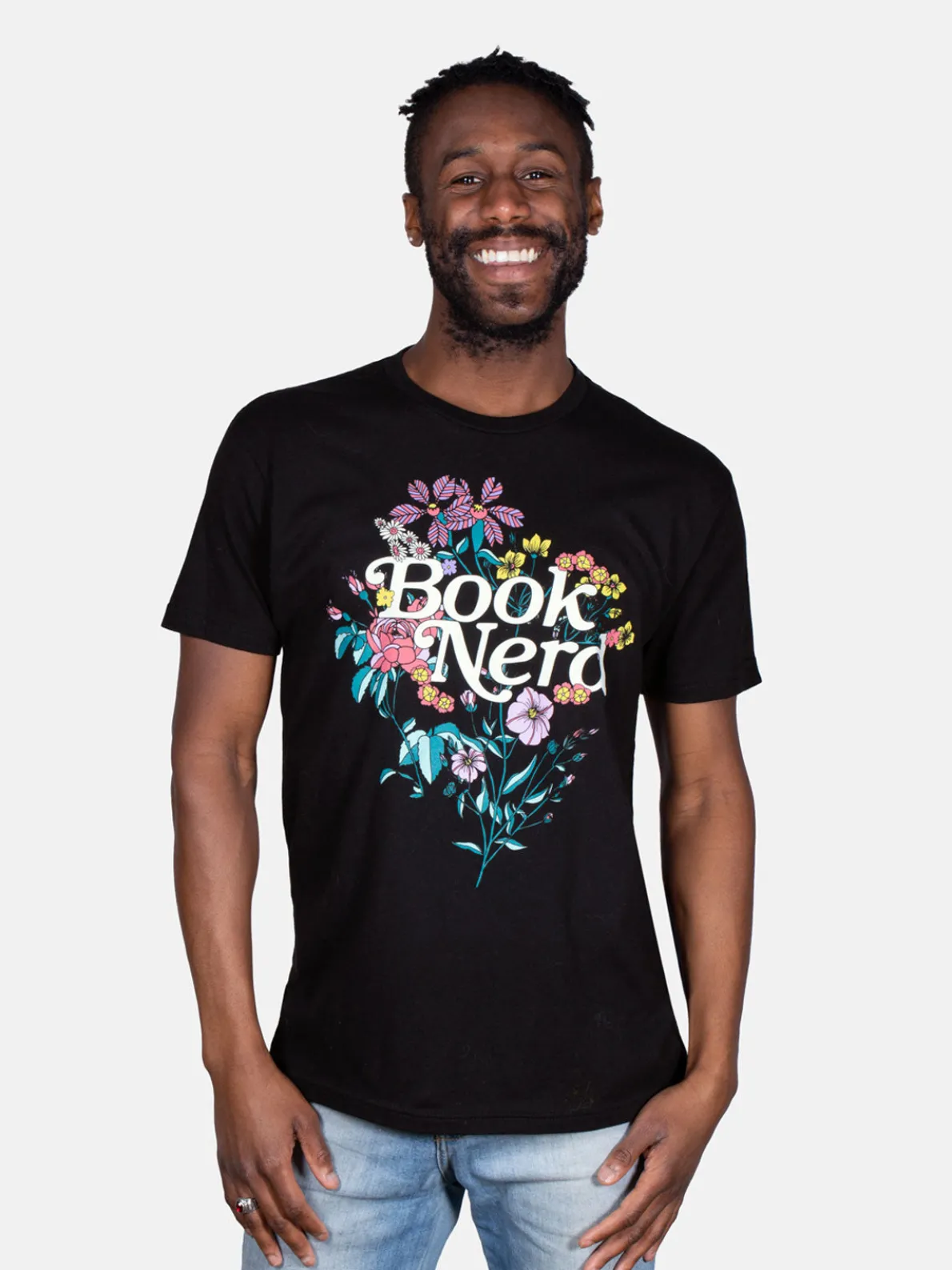 Book Nerd Floral Unisex T-Shirt