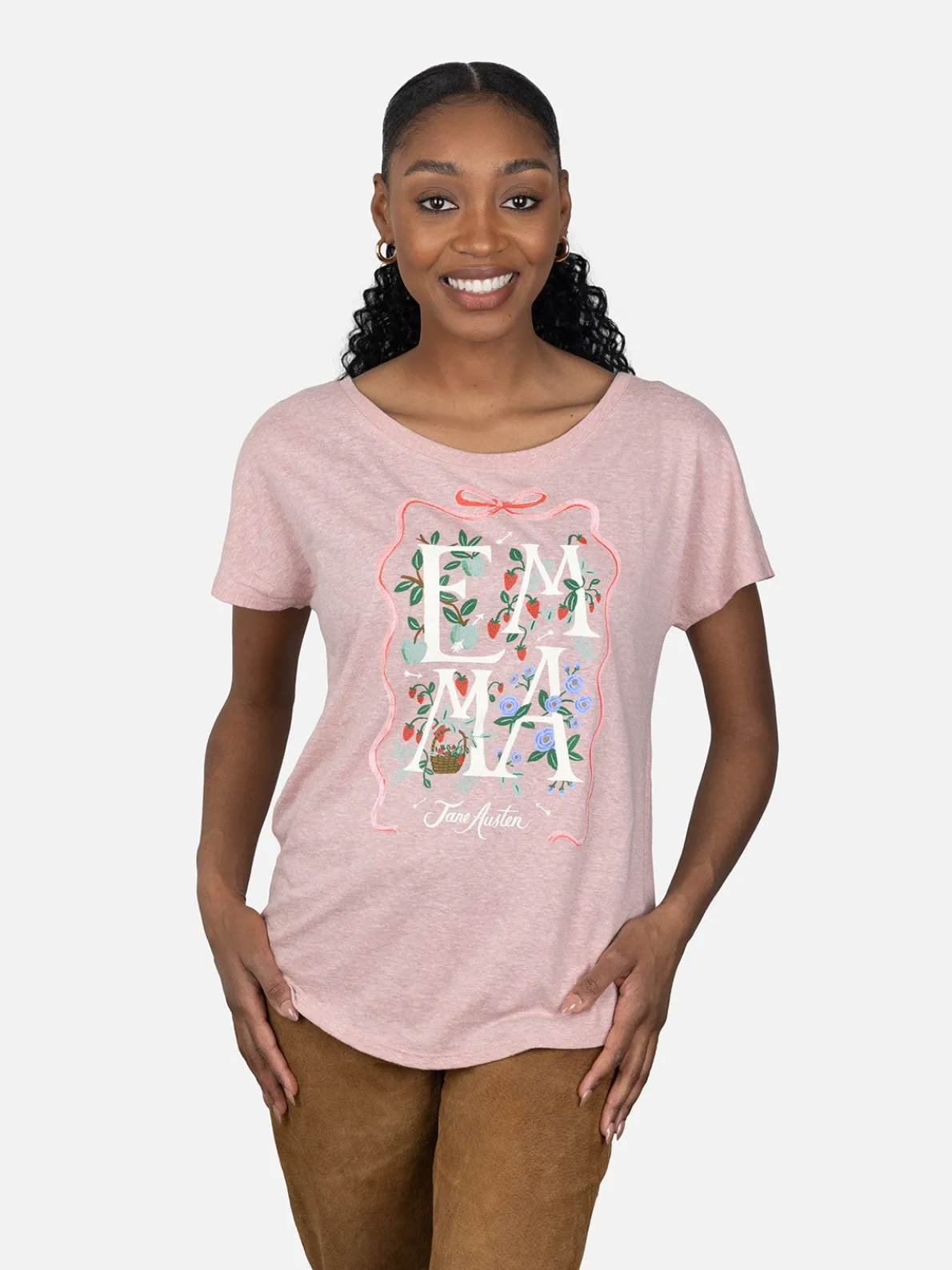 Emma (Puffin in Bloom) Women’s Relaxed Fit T-Shirt