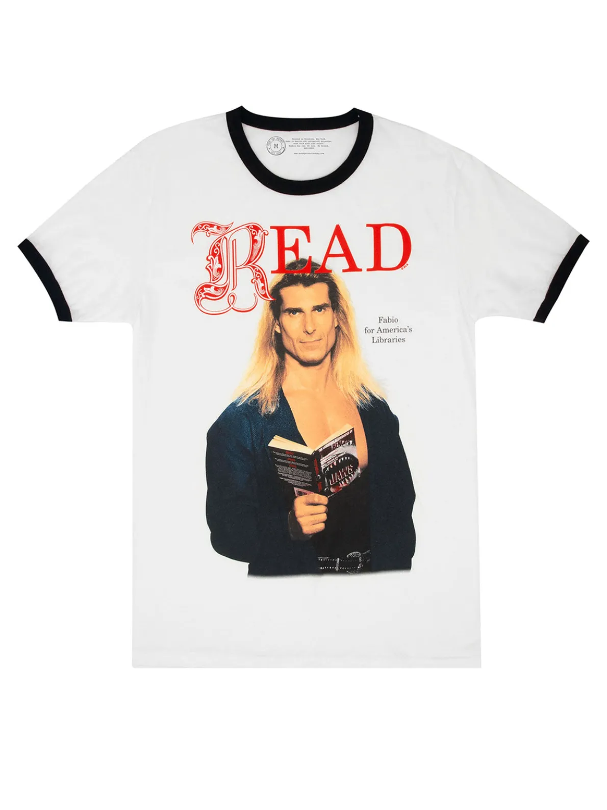 Fabio READ Unisex Ringer T-Shirt