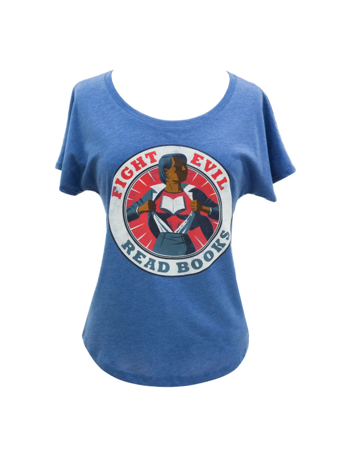 Fight Evil, Read Books Women’s Relaxed Fit T-Shirt (2017)