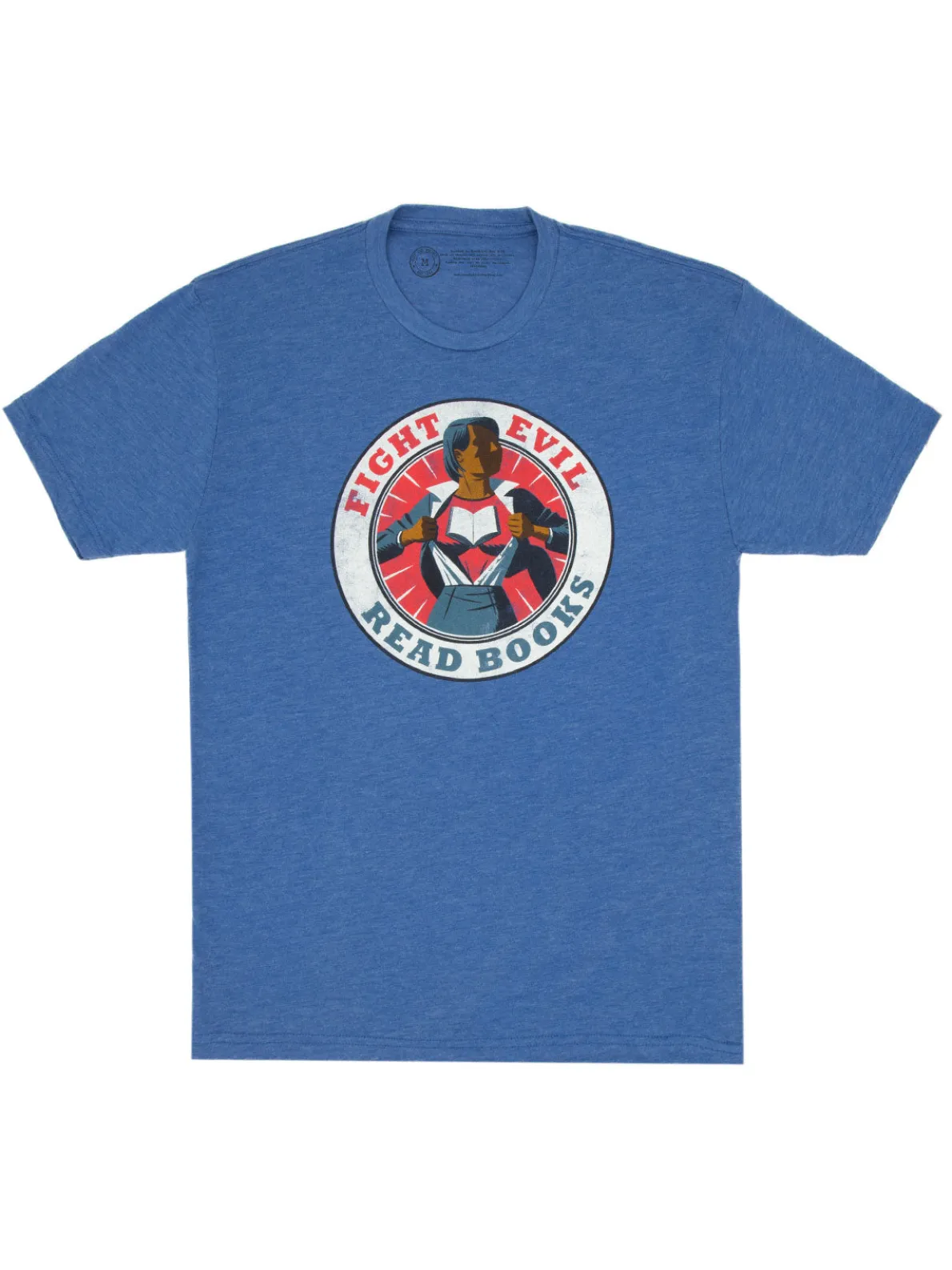 Fight Evil, Read Books Unisex T-Shirt (W-2017)