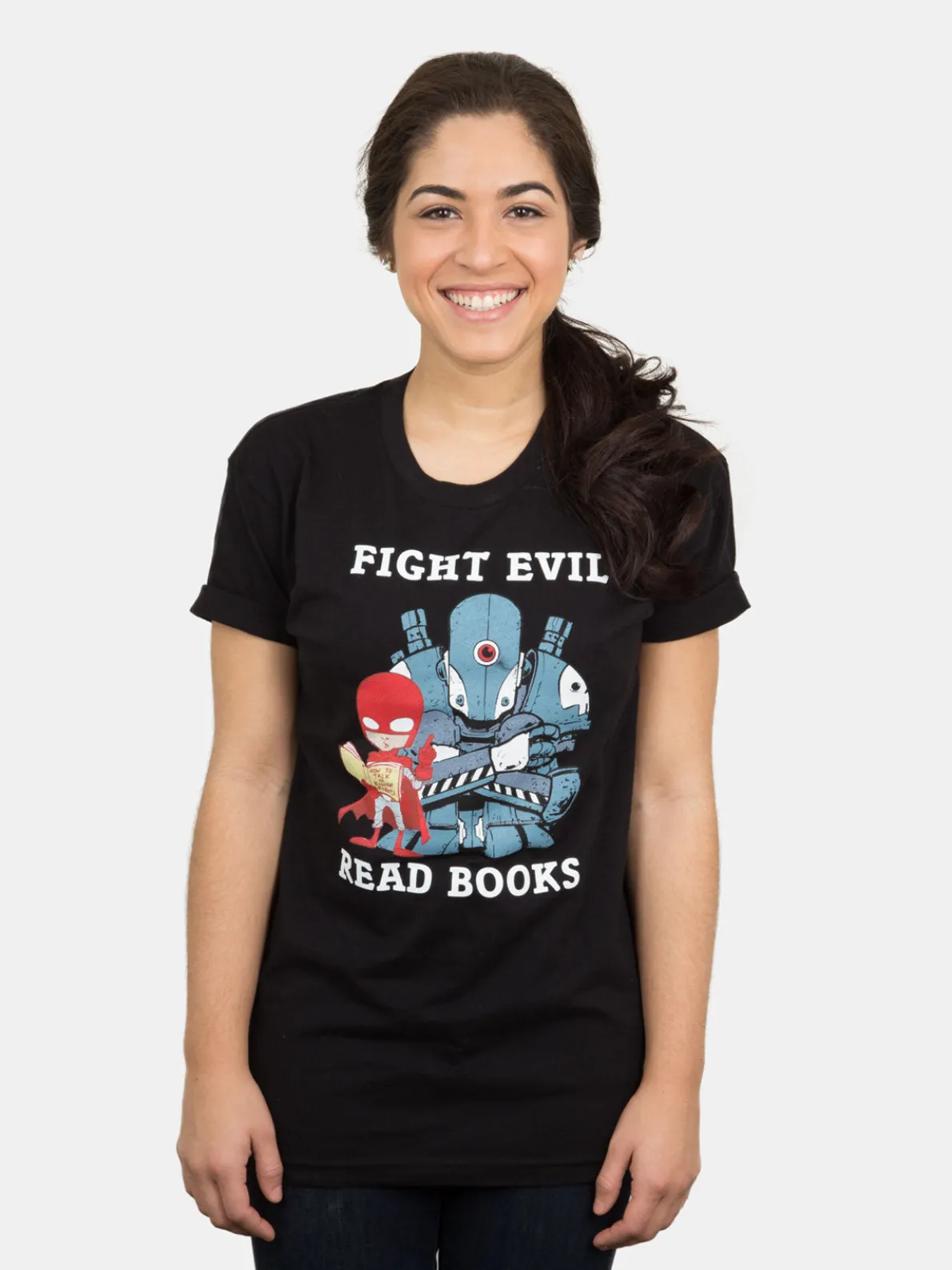 Fight Evil, Read Books Unisex T-Shirt (2018)