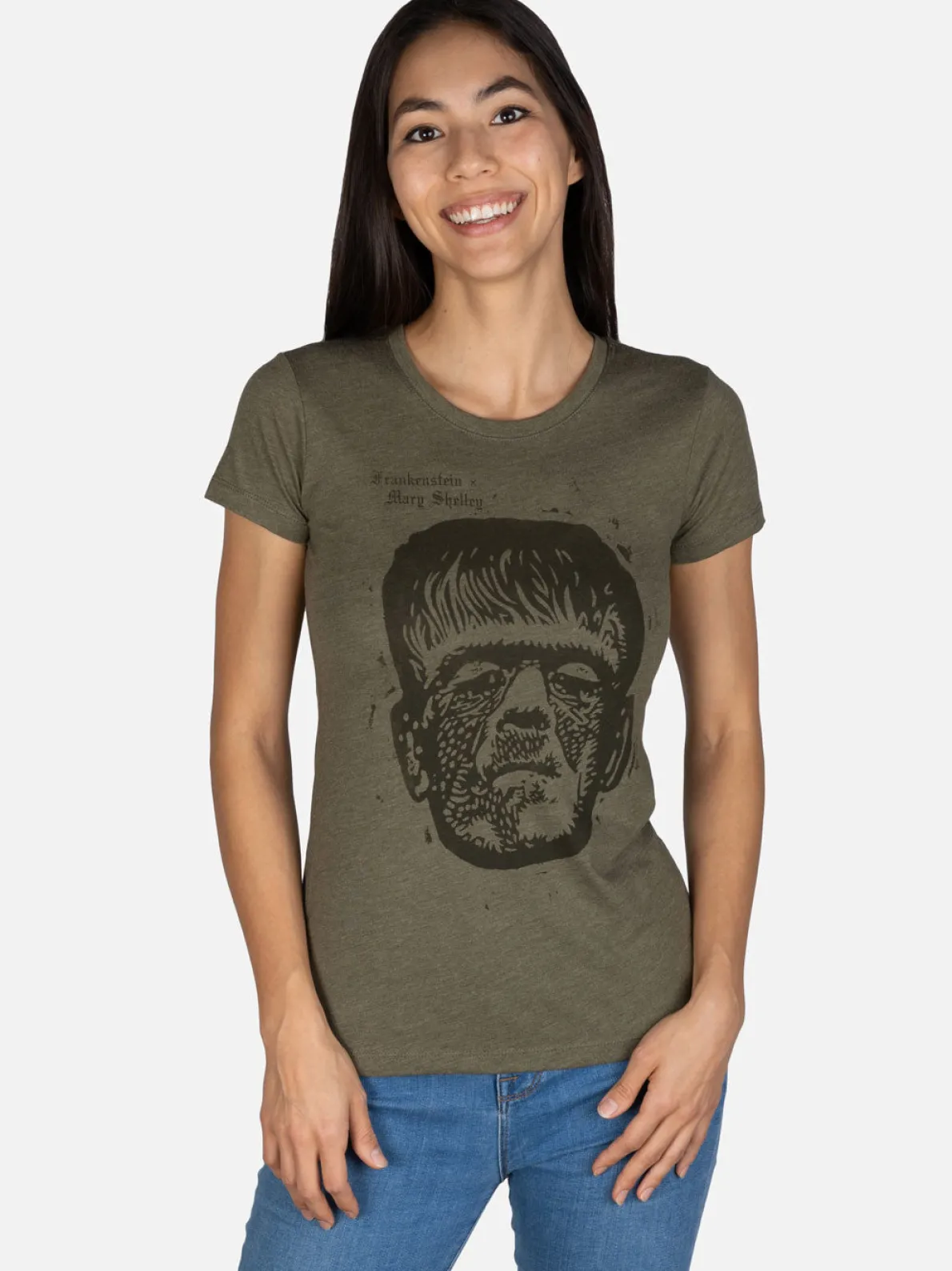 Frankenstein: Penguin Horror Women's Crew T-Shirt