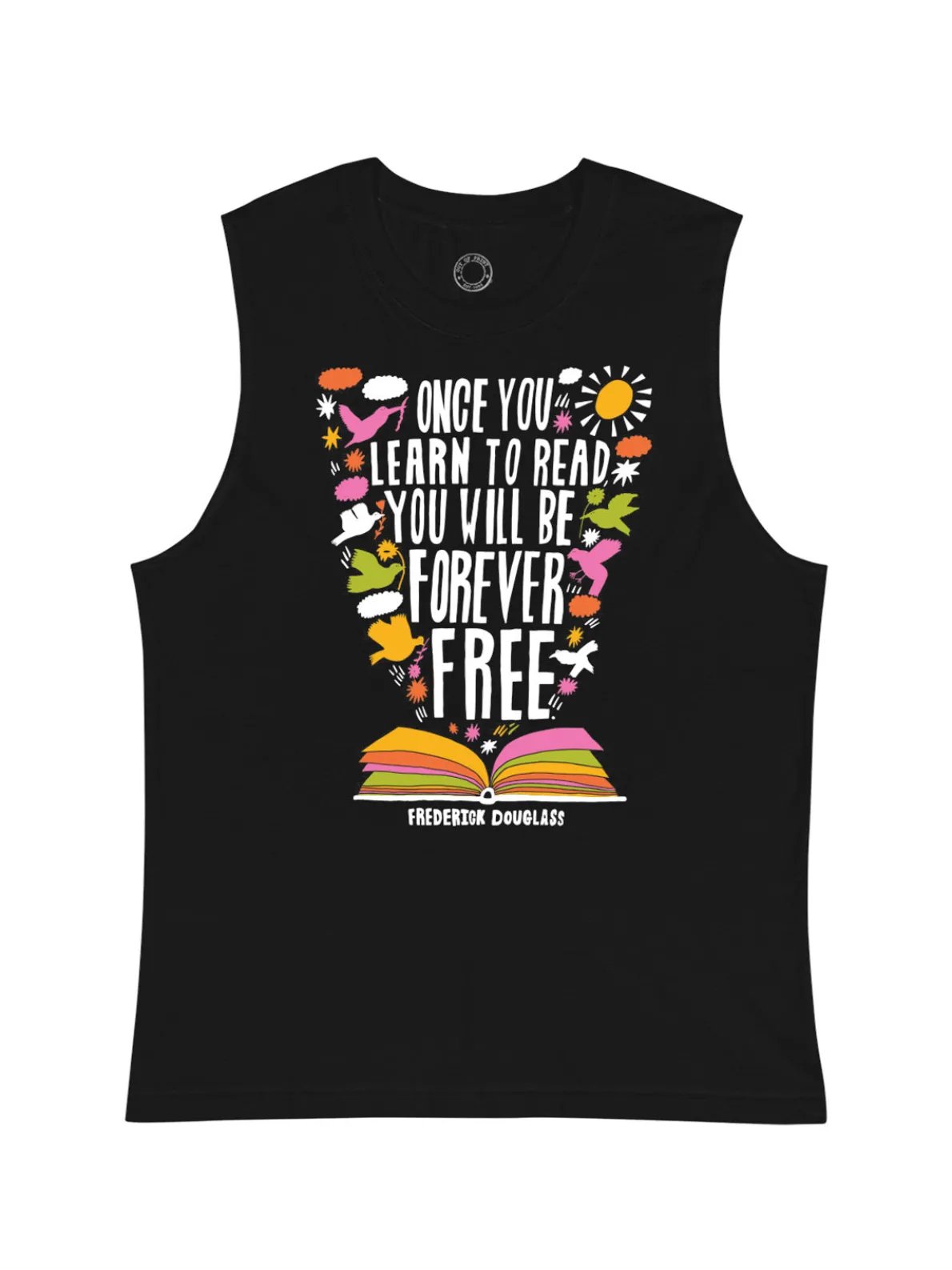 Frederick Douglass - Once You Learn to Read Unisex Tank Top (Print Shop)