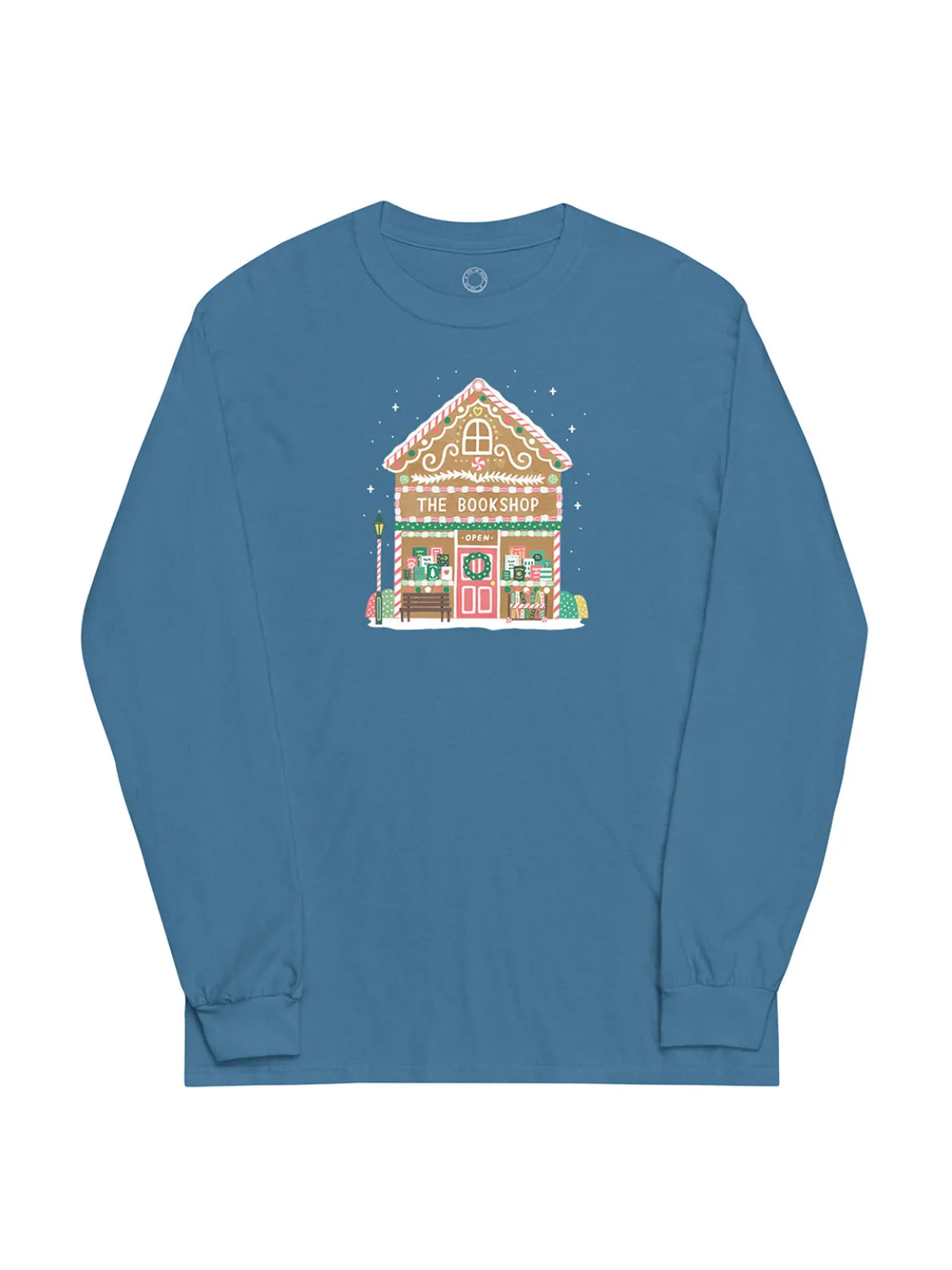 Gingerbread Bookshop Unisex Long Sleeve (Print Shop)