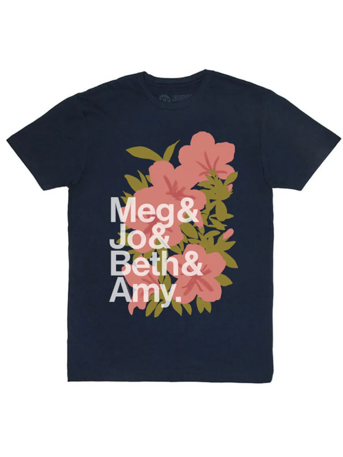 Little Women Character Names Unisex T-Shirt (Print Shop)