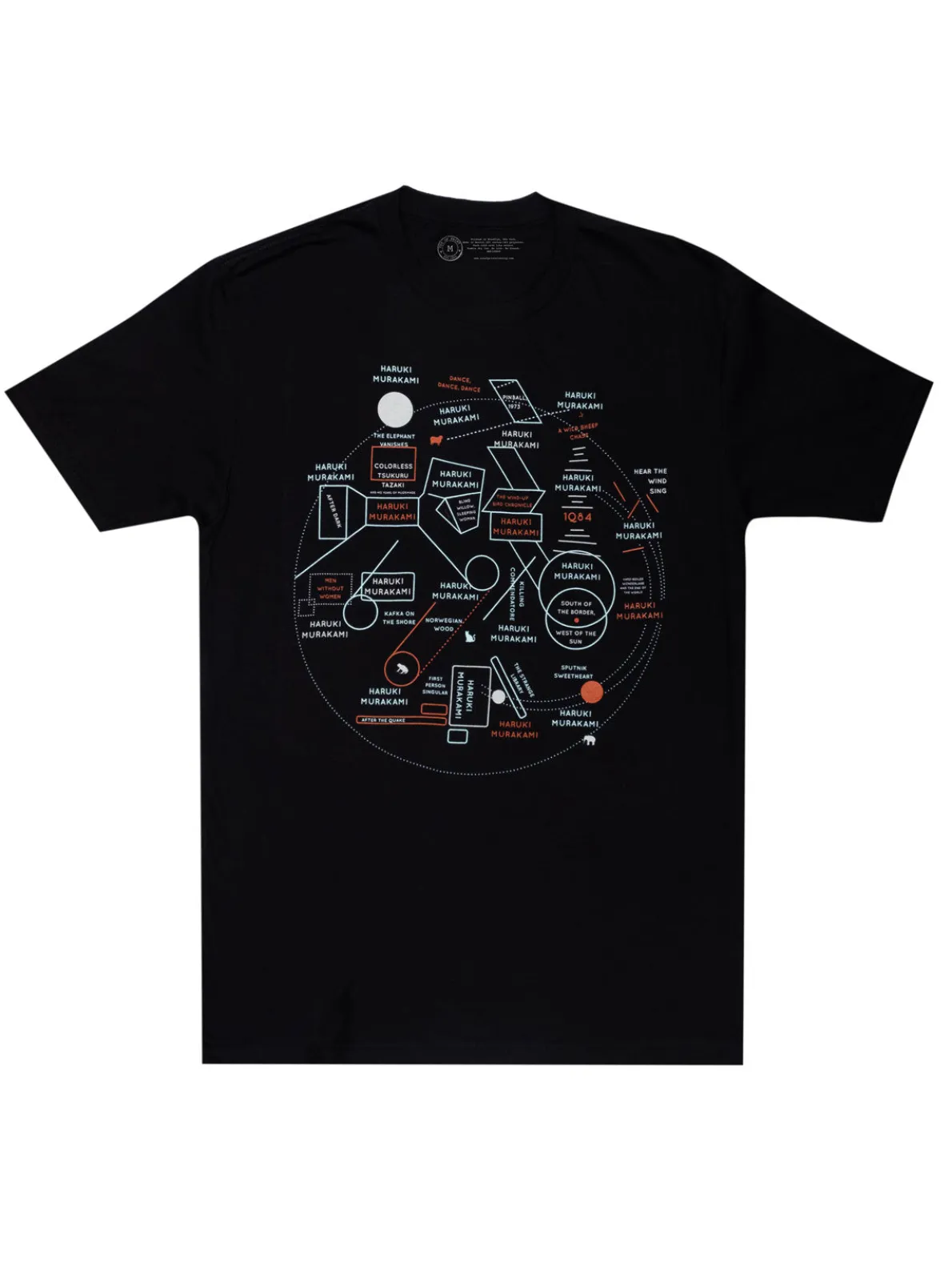 Murakami Novels Map Unisex T-Shirt