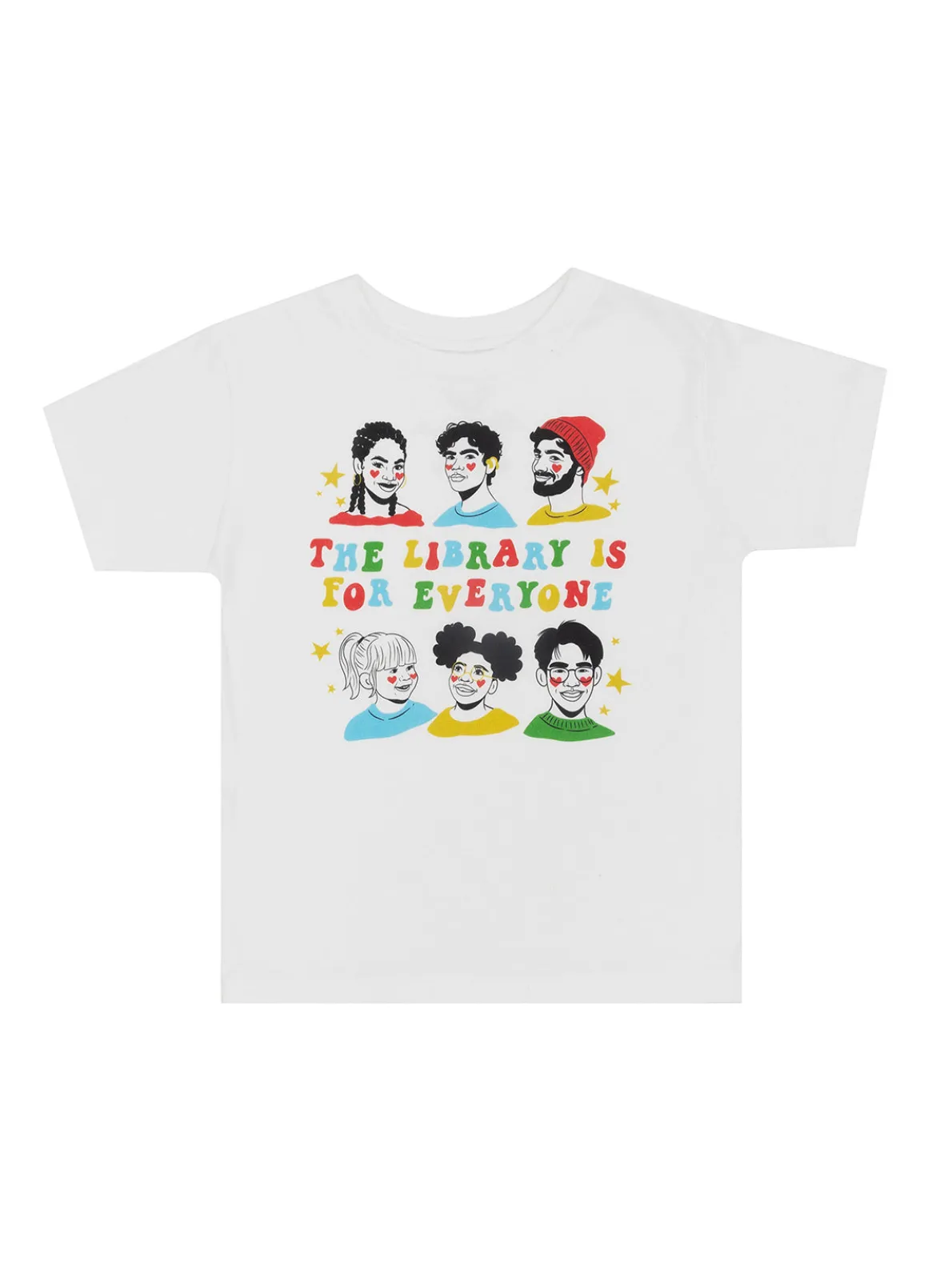 Mychal Threets: The Library is for Everyone Kids' T-Shirt (Print Shop)