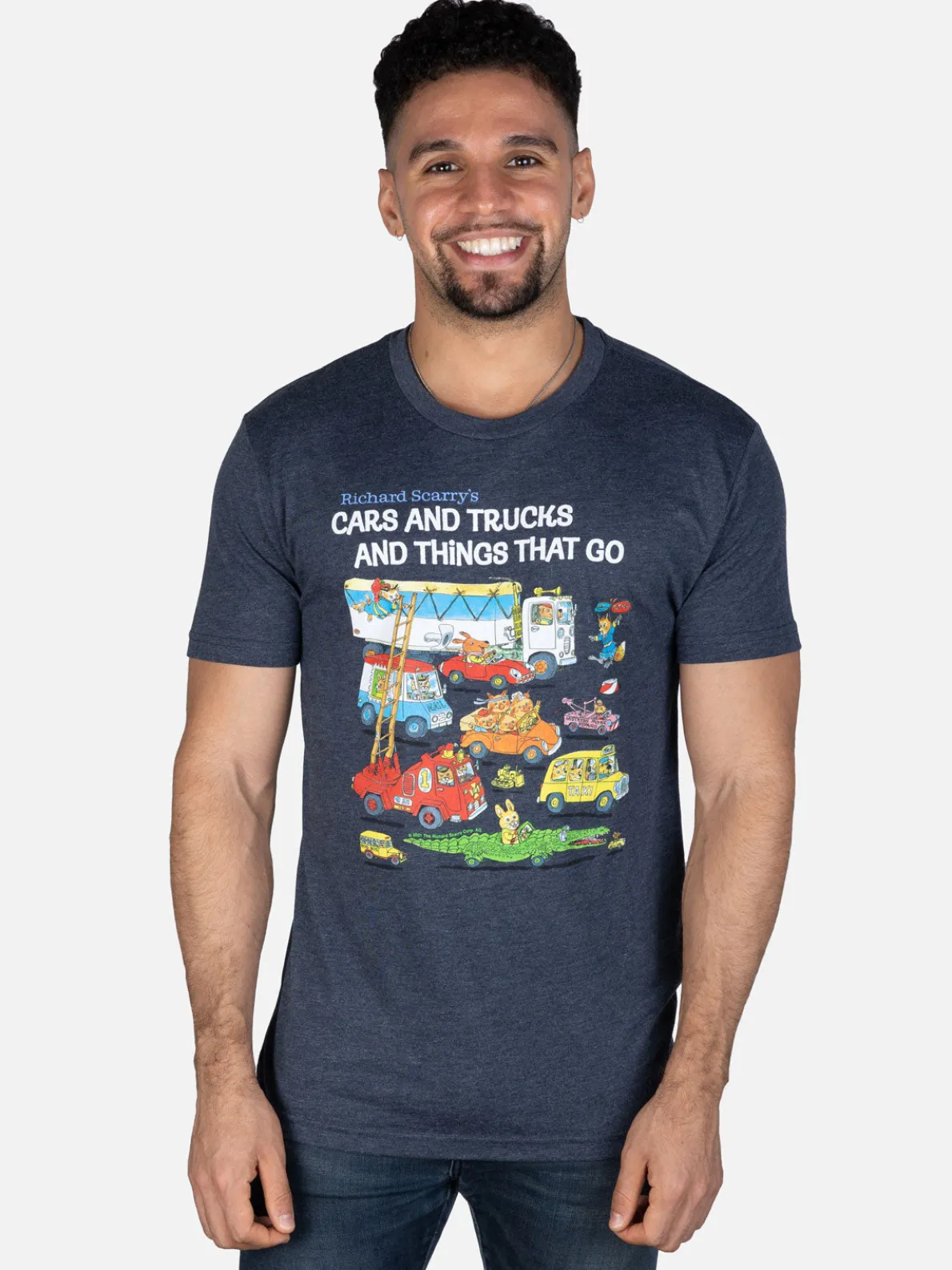 Richard Scarry - Cars and Trucks and Things That Go Unisex T-Shirt