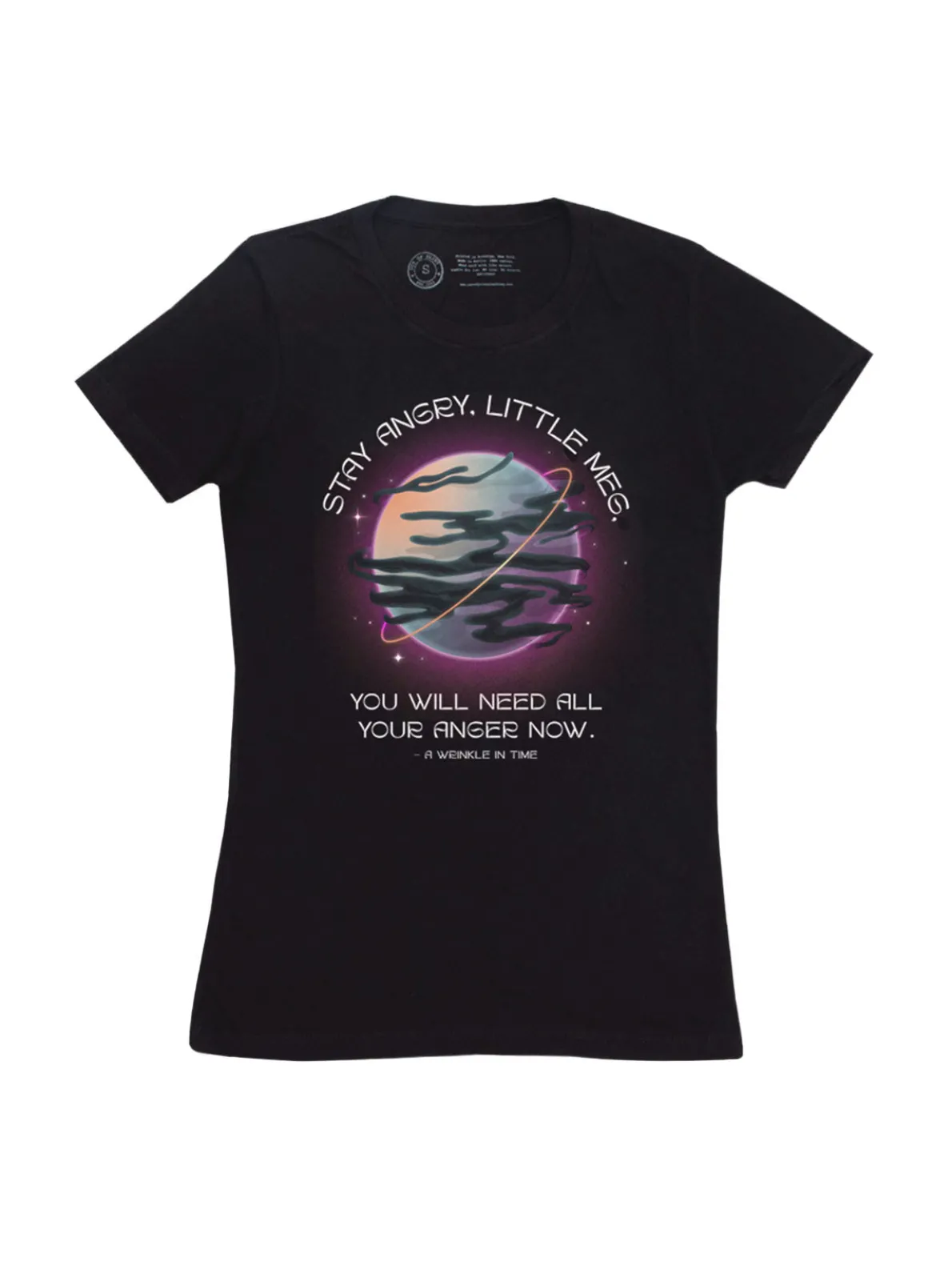 Stay Angry, Little Meg - A Wrinkle in Time Women's Crew T-Shirt