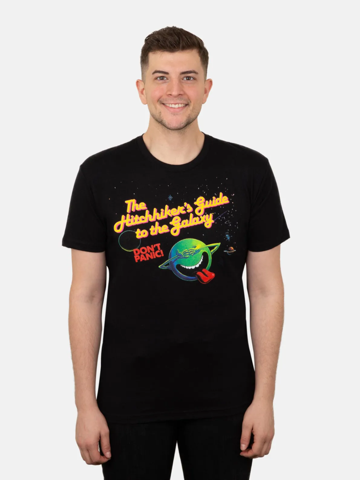The Hitchhiker's Guide to the Galaxy Unisex (Black) T-Shirt