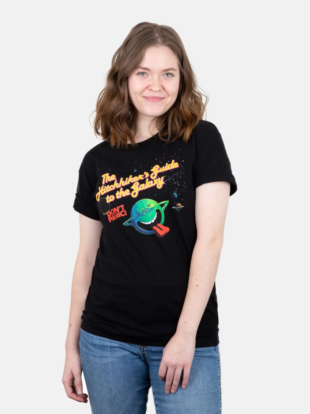 The Hitchhiker's Guide to the Galaxy Unisex (Black) T-Shirt