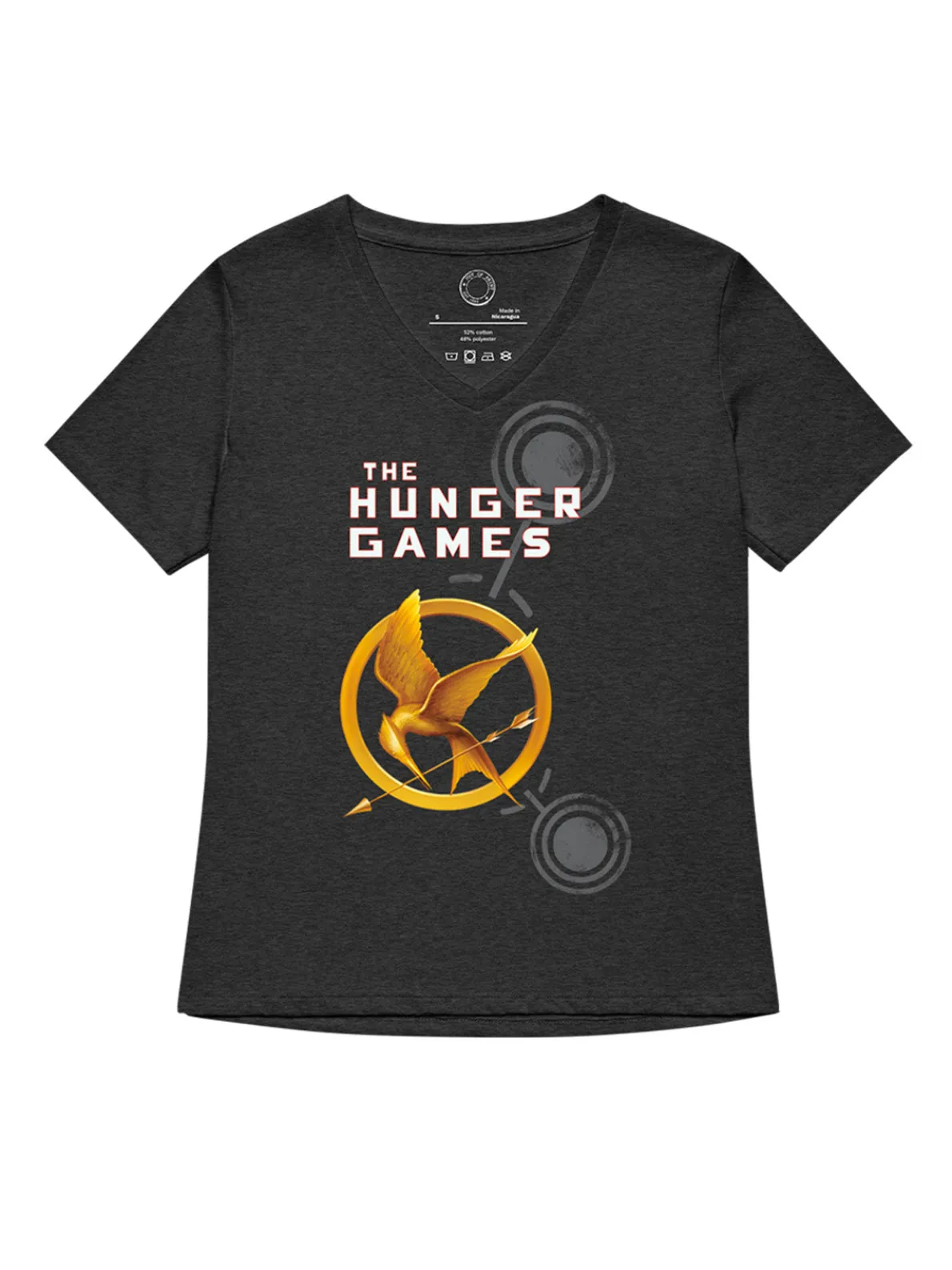 The Hunger Games Women's V-Neck T-Shirt (Print Shop)