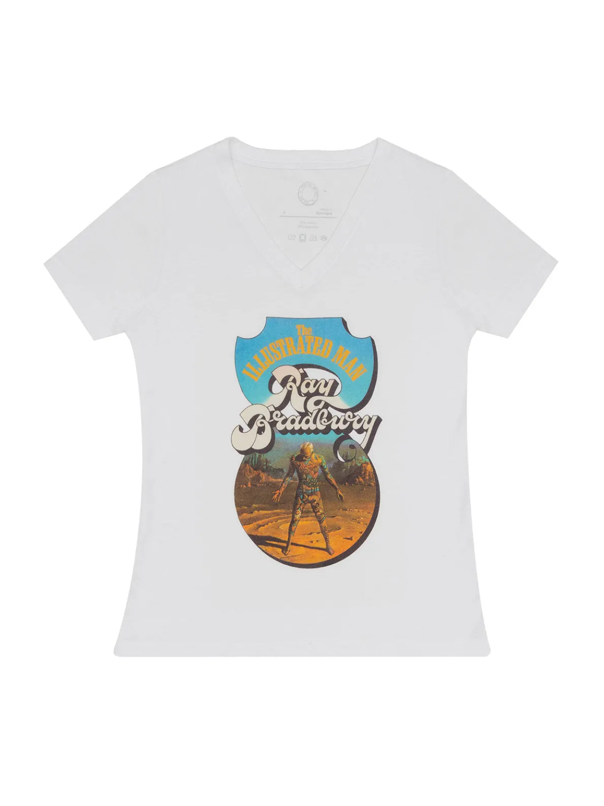 The Illustrated Man Women's V-Neck T-Shirt (Print Shop)