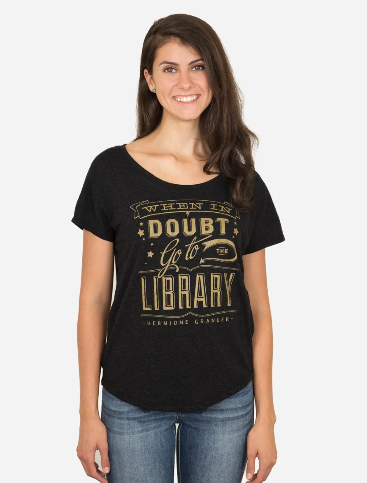 When in Doubt, Go to the Library Women’s Relaxed Fit T-Shirt